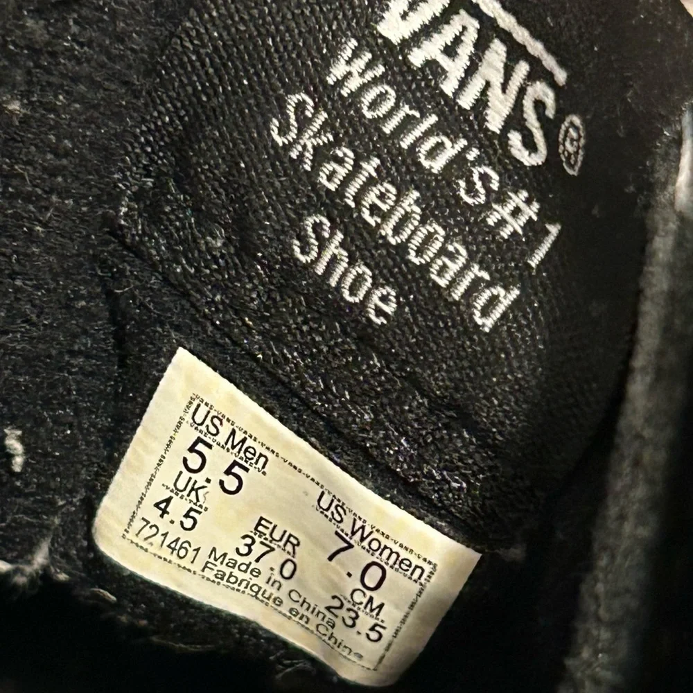 Vans Women's Black Floral High-Top Sneakers - Picture 10 of 10